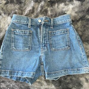 Madewell Blue Denim Shorts